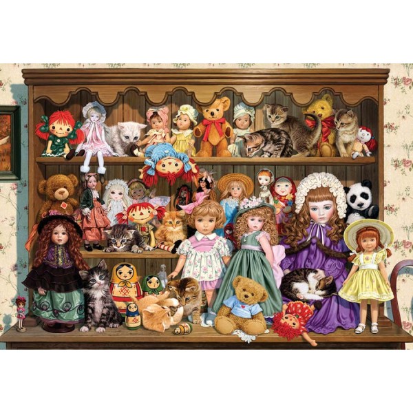 La maison de poupées - Puzzle 500 pcs Anatolian - Photo n°1
