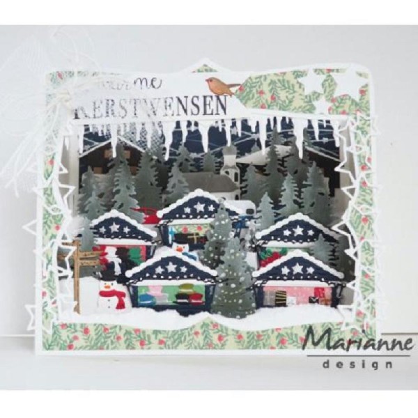 Die Collectables Marianne Design - Maison de Noel - 5 pcs - Photo n°3