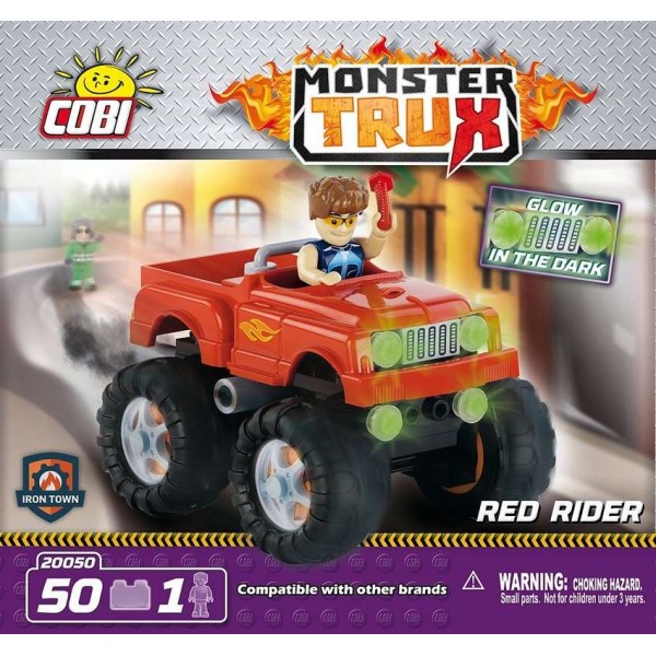 Monster Trux rouge - 50 pcs 1 figurine Cobi - Photo n°1