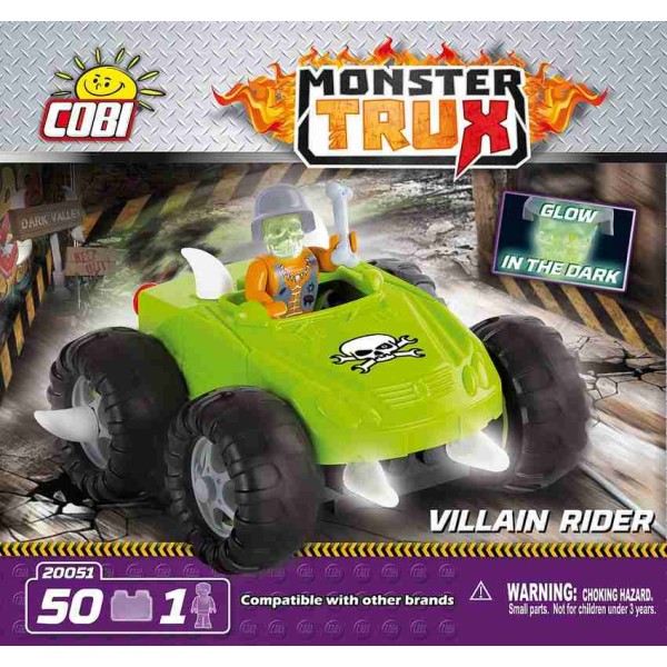 Monster Trux Vilain pilote - 50 pcs - 1 figurine Cobi - Photo n°1