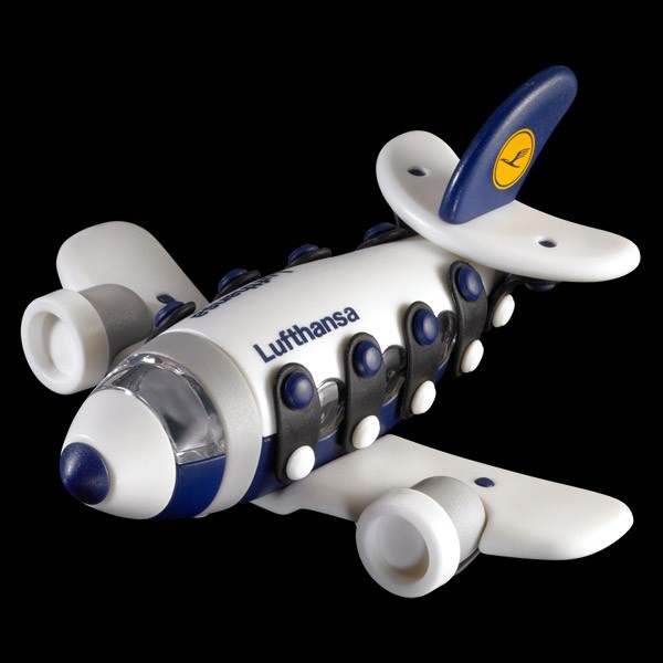 Jet Lufthansa à assembler - 12.5x13x7 cm Mic O Mic - Photo n°1