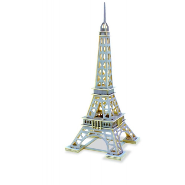 Tour Eiffel 63 pièces à assembler - 21.7x21.7x18.5 cm - à partir de 6 ans Robotime - Photo n°1