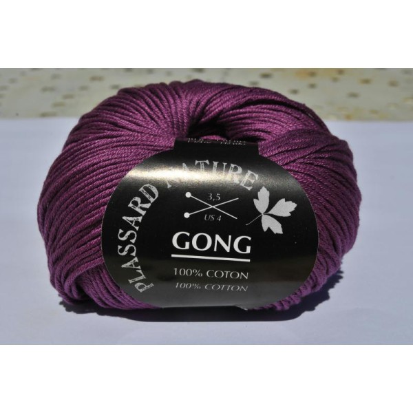 Coton Gong Plassard Violet Pourpre Prune 464 - Photo n°2