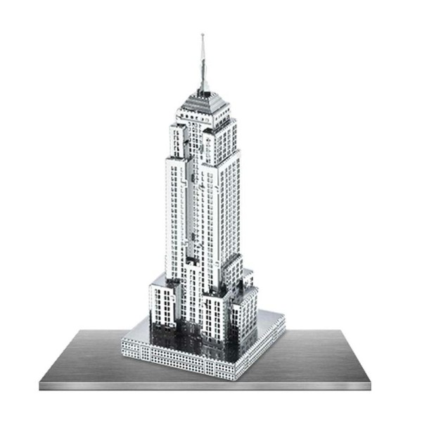 Empire State Building New York - Kit métal pré-découpé au laser, à assembler sans colle - Photo n°1