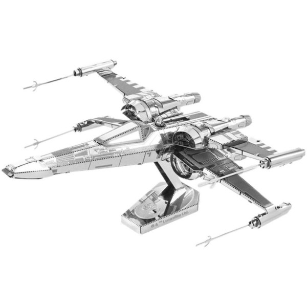Star Wars 7 - Poe Dameron's X-wing Fighter - Kit métal pré-découpé au laser, à assembler sans colle - Photo n°1