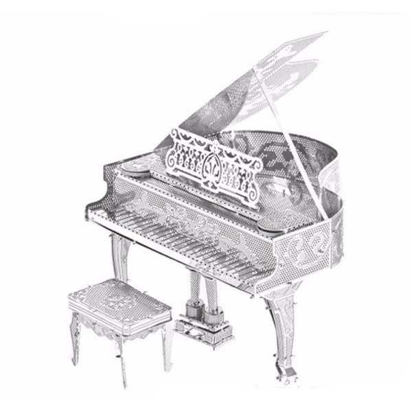 Piano - Kit en métal à monter - boitage type DVD Metal 3D - XL - Photo n°1