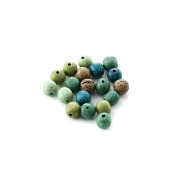 200 Acrylique Perles 8 mm environ Pastel Rose Bleu Jaune Turquoise Vert Clair Mélange 