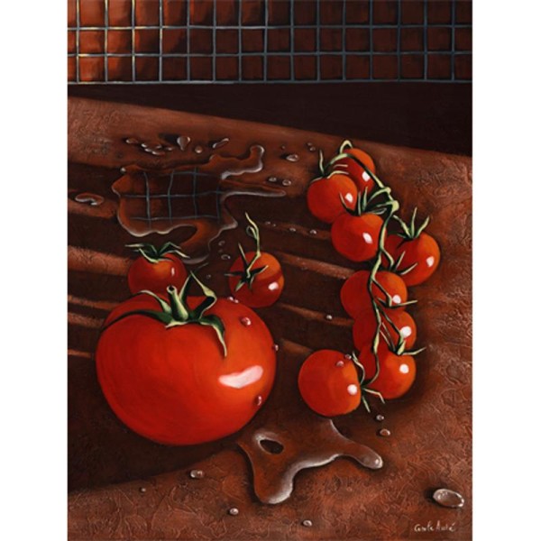 Image 3D cuisine - Grappe de tomates 30 x 40 cm - Photo n°1