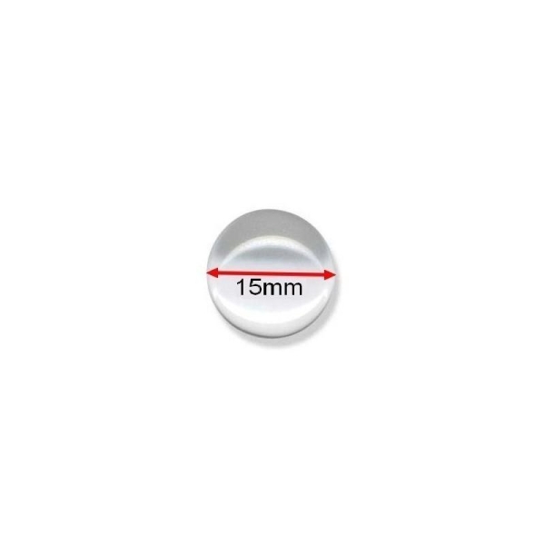 1 Cabochon Verre Rond 15mm - Photo n°1