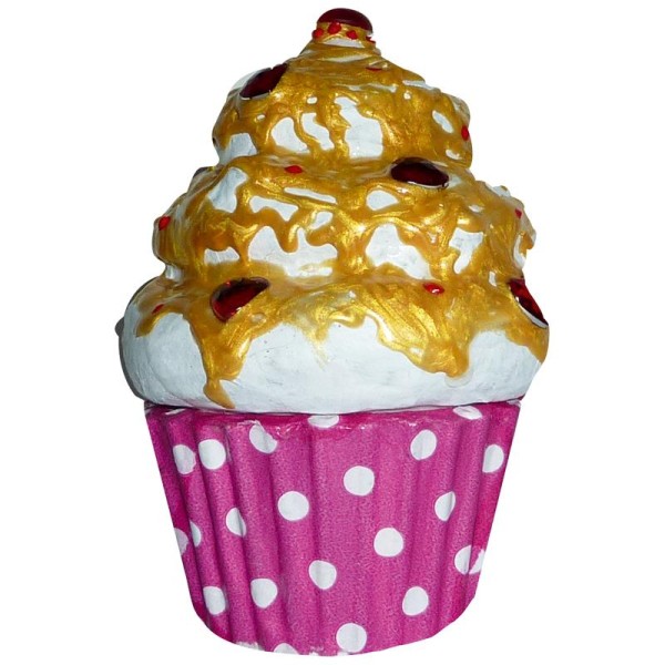 Cupcake en papier mâché 8 cm - Ustensile cuisine à décorer - Creavea