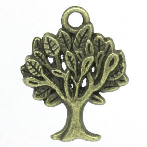 13 breloques charms bronze fabrication bijoux ARBRE - Photo n°1