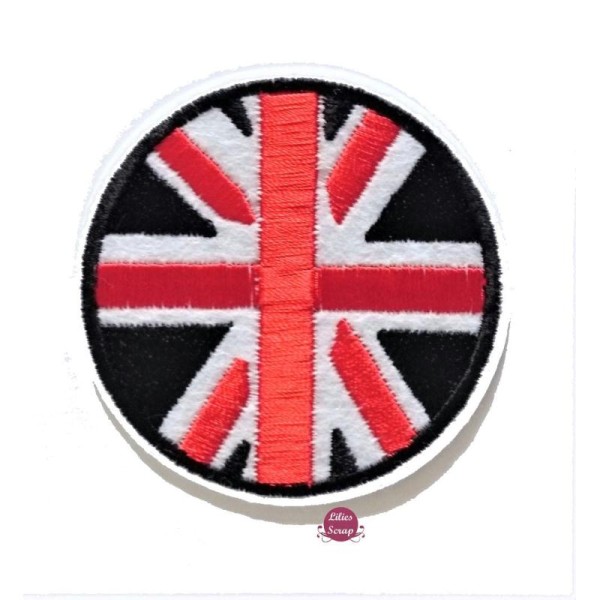 Ecusson drapeau Angleterre Union Jack 7 cm - Photo n°1