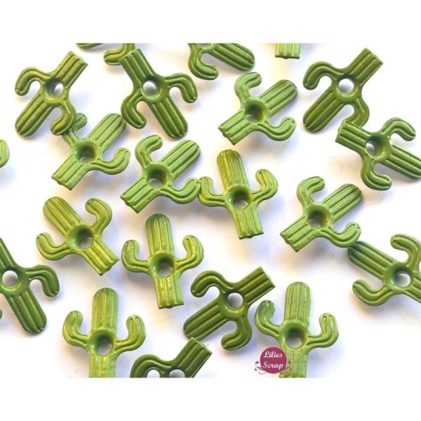 20 Oeillets Cactus 19 mm eyelets quicklets scrapbooking - Photo n°1