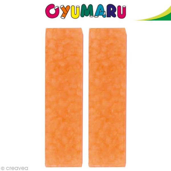 Pâte Oyumaru Orange x 2 bâtonnets - Photo n°1
