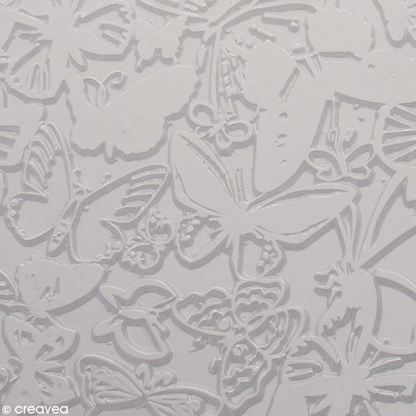 Plaque de texture Papillons 20,5 x 13,5 cm - Photo n°3
