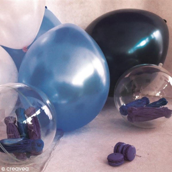 Ballon Bleu nacré x 25 pour mariage - Photo n°2