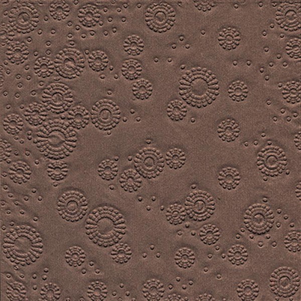 Serviette en papier Texture relief marron chocolat - Photo n°1