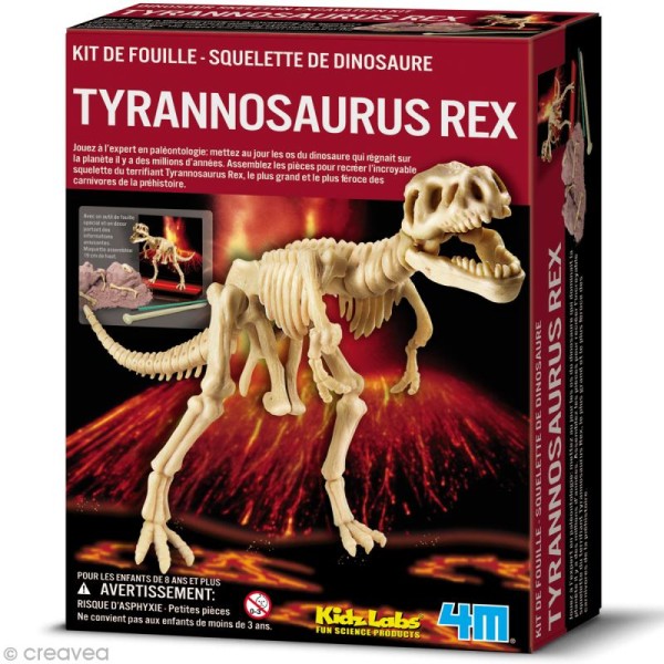 Kit de fouille - Squelette de dinosaure - Tyrannosaure - Photo n°1