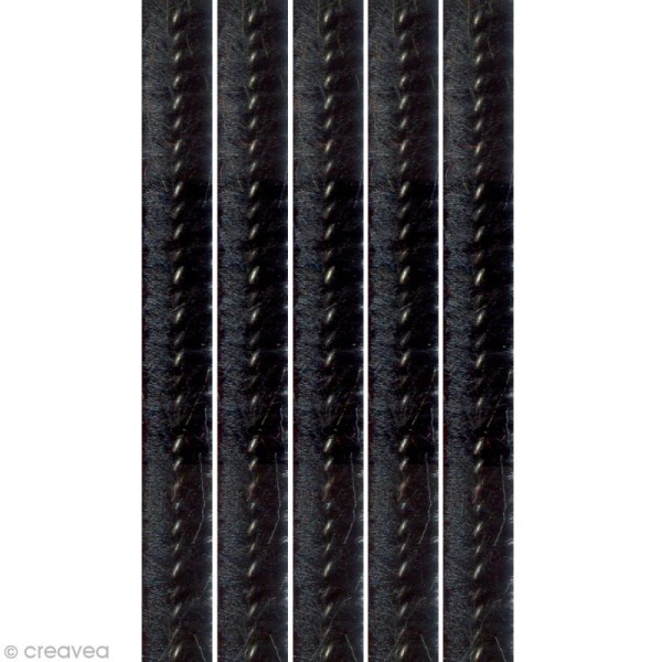 Assortiment de fil cure-pipe Noir 30 cm x 50 - Photo n°1