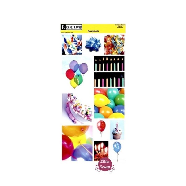 Stickers Anniversaire Pebbles Inc 31 x 15 cm scrapbooking - Photo n°1