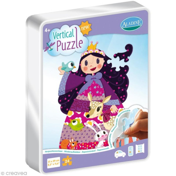 Puzzle  vertical 24 pièces Princesse - Photo n°1
