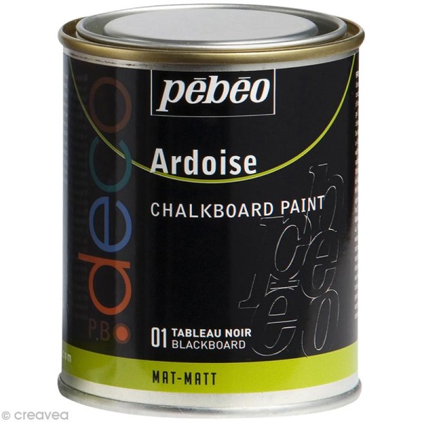Peinture ardoise Pébéo - Tableau noir 250 ml - Photo n°1