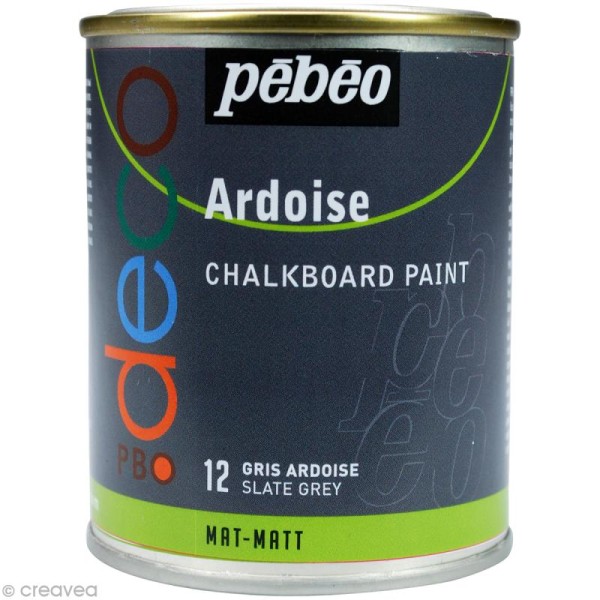 Peinture ardoise Pébéo - Gris ardoise 250 ml - Photo n°1