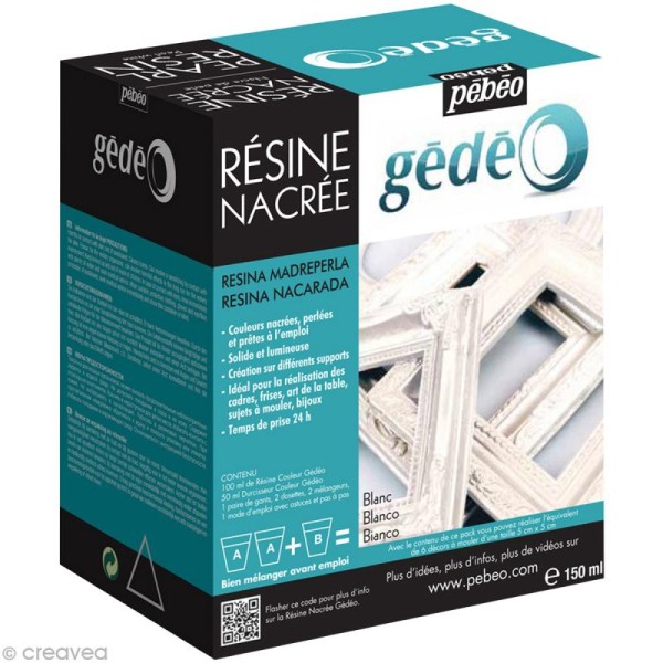 Résine Gédéo nacrée - kit Perle 150 ml - Photo n°1