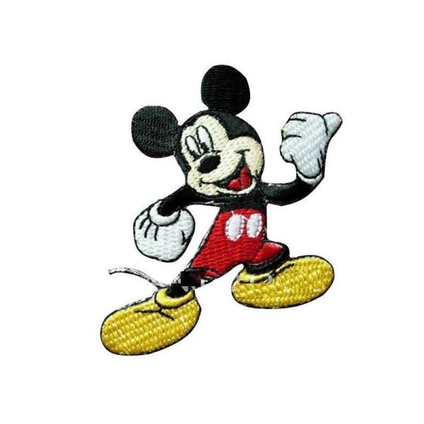 APPLIQUE THERMOCOLLANT :  Mickey 80*75mm - Photo n°1