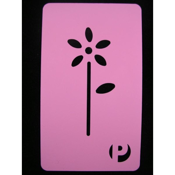POCHOIR ROSE  vinyle lavable 12*7cm : thème Spring (n° 4) - Photo n°1