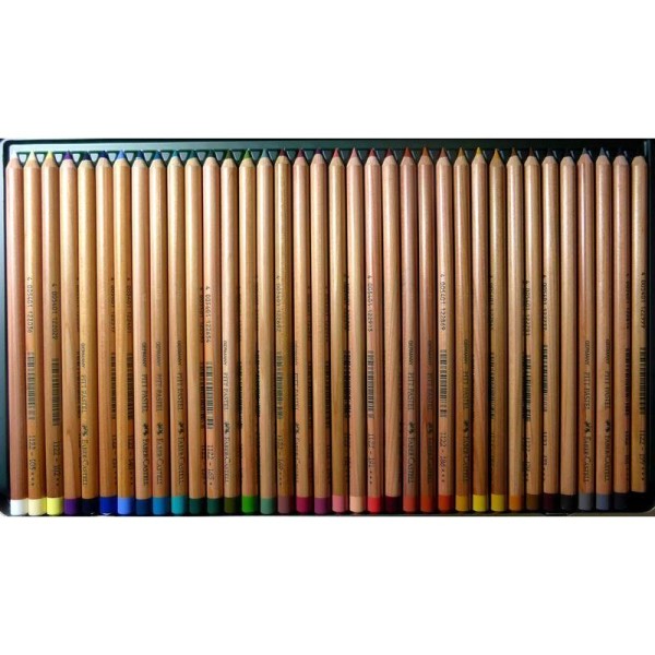 Boîte 36 crayons Pitt pastel - Photo n°3