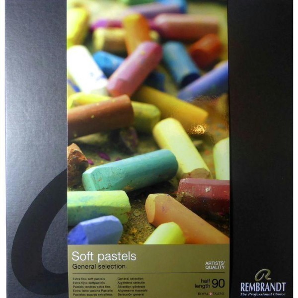 Boîte 90 1/2 Pastels secs Rembrandt - Photo n°1