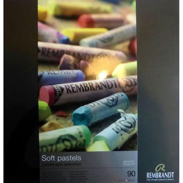Boîte 90 Pastels secs Rembrandt paysage - Photo n°1