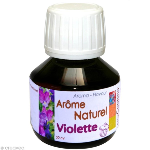Arôme alimentaire naturel Violette 50 ml - Photo n°1