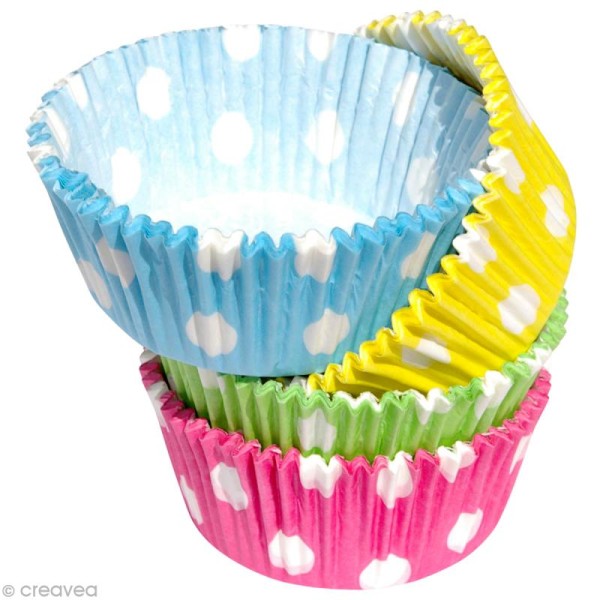 20 Caissette cupcake Couleur: Multicolore