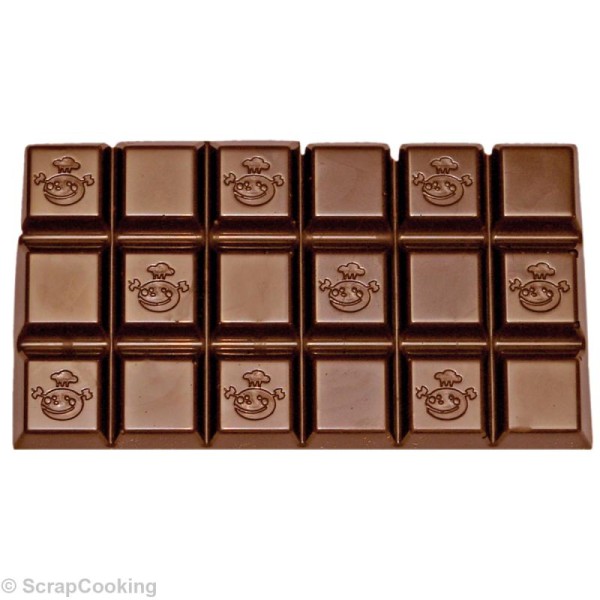 Moule silicone tablettes de chocolat