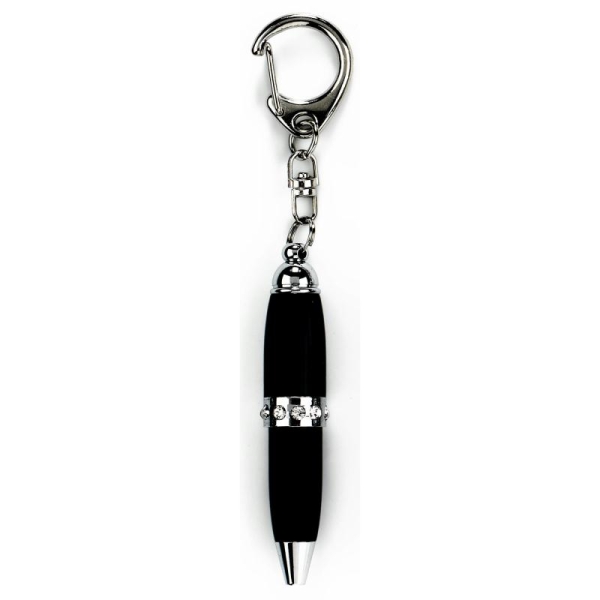 Mini stylo porte-clefs - Noir - Photo n°1