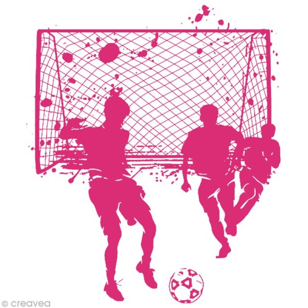 Pochoir MyStyle pour textile Football 21 x 29,7 cm - Photo n°1