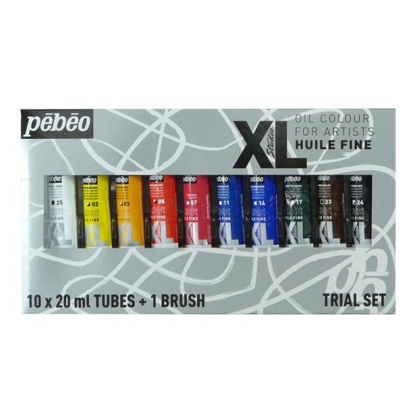 Coffret Peinture à l'huile - Huile Fine Studio XL Pébéo 20 ml - 10 tubes - Photo n°3