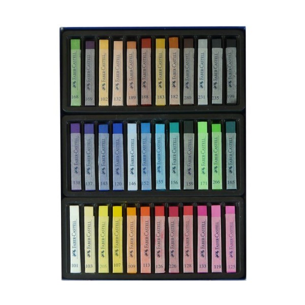 Boîte 36 pastels tendres Faber-Castell - Photo n°2