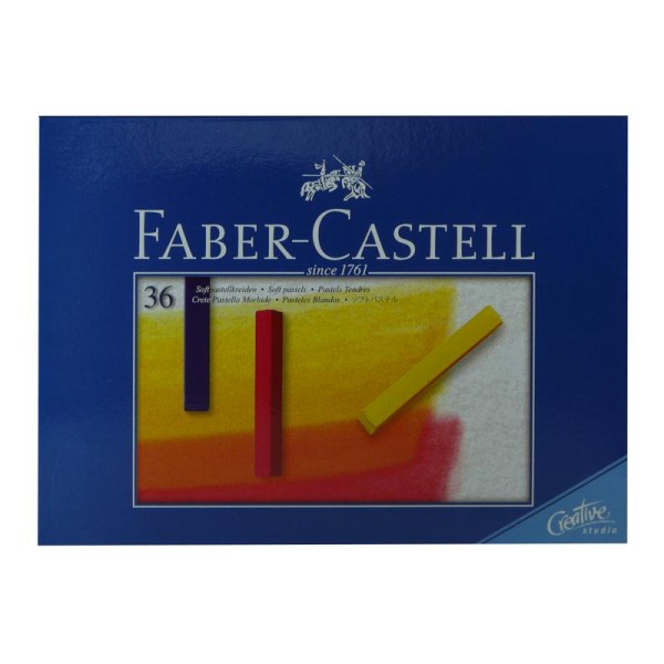 Boîte 36 pastels tendres Faber-Castell - Photo n°1