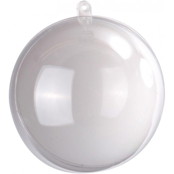 Boule transparente de couleur blanc - Photo n°1