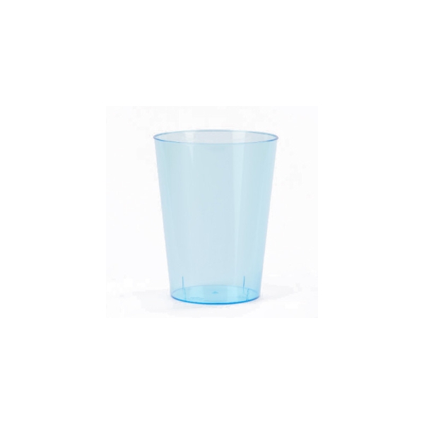 Gobelets en plastique turquoise (x8) - Photo n°1