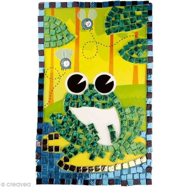 Kit mosaïque pour enfant Nature - Jeux créatifs de 2 à 5 ans - Creavea