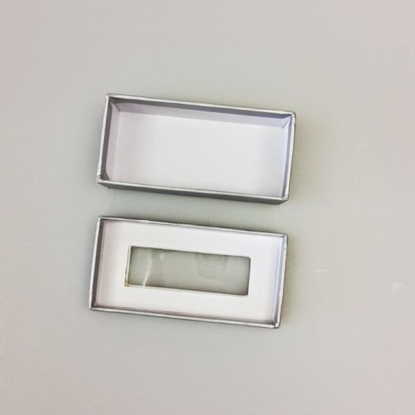 Boîtes à dragées rectangulaires (x6) argent - Photo n°4