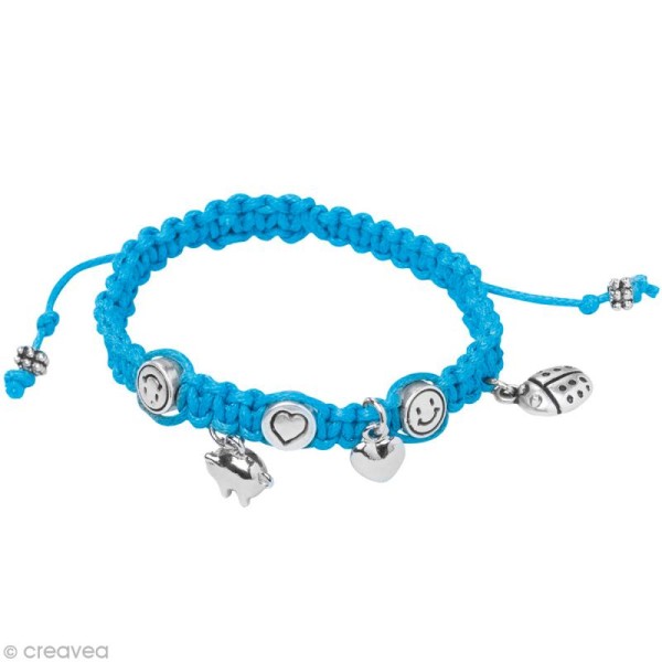 Kit bracelet d'amitié Rockstars - bleu turquoise - Photo n°2