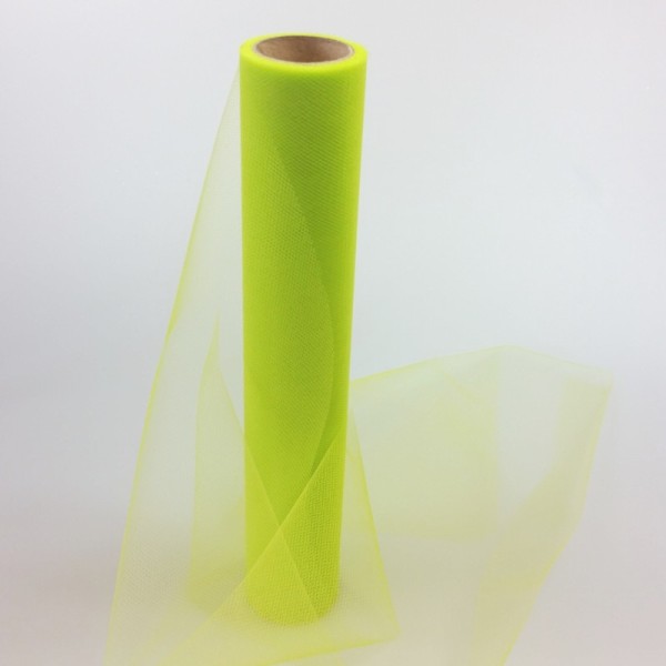Rouleau de tulle L.30 cm vert anis - Photo n°3