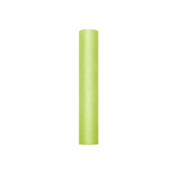 Rouleau de tulle L.30 cm vert anis - Photo n°4