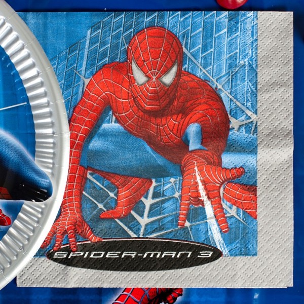 Serviettes Spiderman 3 (x20) - Photo n°1