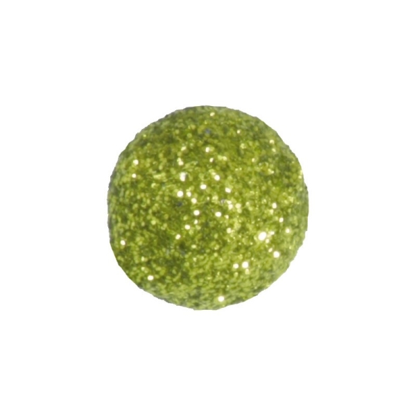 Mini boules festives (x50) vert anis - Photo n°1
